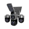 IP Соларна Камера +осветление L388DS 4G 9MP 1080P с 3 обектива