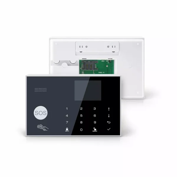 Смарт алармена система PST-G30, Wi-Fi IEEE 802.11b/g/n, 2G GSM 850/900/1800/1900MHz, сензор за врата, TuyaSmart приложение за контрол, 2x дистанционни