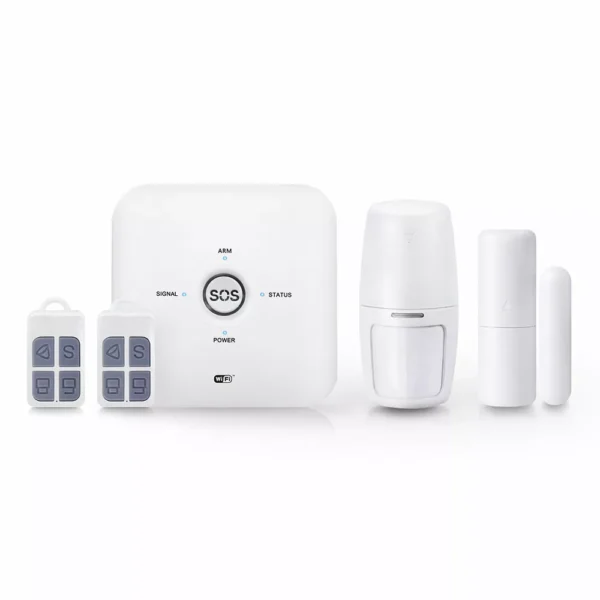 Смарт алармена система PST-10GDT, Wi-Fi, съвместима с "Tuya Smart" или "Smart Home", бяла