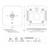 Смарт алармена система PST-10GDT, Wi-Fi, съвместима с "Tuya Smart" или "Smart Home", бяла