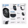 IP камера TP-LINK Tapo C520WS, 4Mpix(2560x1440@30fps), куполна Pan/Tilt камера, 3.18mm обектив, H.264, IR осветеност (до 30m), външна, IP66, Wi-Fi, microSD