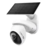 IP камера TP-Link Tapo C660 KIT с включен слънчев панел, куполна Pan/Tilt камера, 8MPix(3840x2160@20fps), 4.0mm обектив, IR осветеност (до 12m), външна IP65, Wi-Fi, microSD слот до 512GB, микрофон и говорител