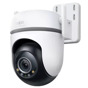 IP камера TP-Link TC42, куполна Pan/Tilt камера, 4MPix (3840x2160@30fps), 3.2mm обектив, H.264, IR LED осветеност (до 30m), външна IP66, Wi-Fi, LAN, MicroSD слот до 512GB, микрофон и високоговорител