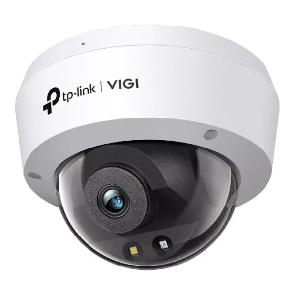 IP камера TP-Link VIGI C250(2.8mm), куполна, 5Mpix (2880X1620@30fps), 2.8mm обектив, H.265+/H.265/H.264+/H.264, IR осветеност (до 30 метра), външна IP67/IK10, PoE, MicroSD слот до 256GB, микрофон