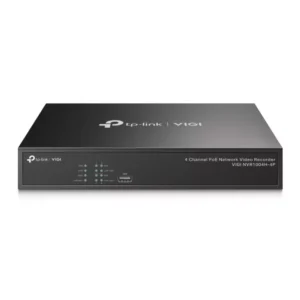 IP видеорекордер TP-Link VIGI NVR1004H-4P, 4 канала, H.265+/H.265/H.264+/H.264, 1x SATA III (до 10TB), 2x USB 2.0, 1x HDMI, 1x VGA, 1x LAN 10/100Mbps
