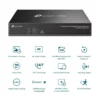 IP видеорекордер TP-Link VIGI NVR1004H-4P, 4 канала, H.265+/H.265/H.264+/H.264, 1x SATA III (до 10TB), 2x USB 2.0, 1x HDMI, 1x VGA, 1x LAN 10/100Mbps