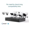 P видеорекордер TP-Link VIGI NVR1008H-8MP, 8 канала, H.265+/H.265/H.264+/H.264, 1x SATA (до 10TB), 2x USB 2.0, 1x LAN 10/100Mbps, 1x HDMI, 1x VGA, PoE+